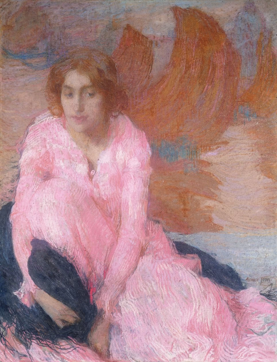 Signora in rosa